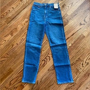 Madewell The Perfect Vintage Straight Jean / Size 27 / NWT.
